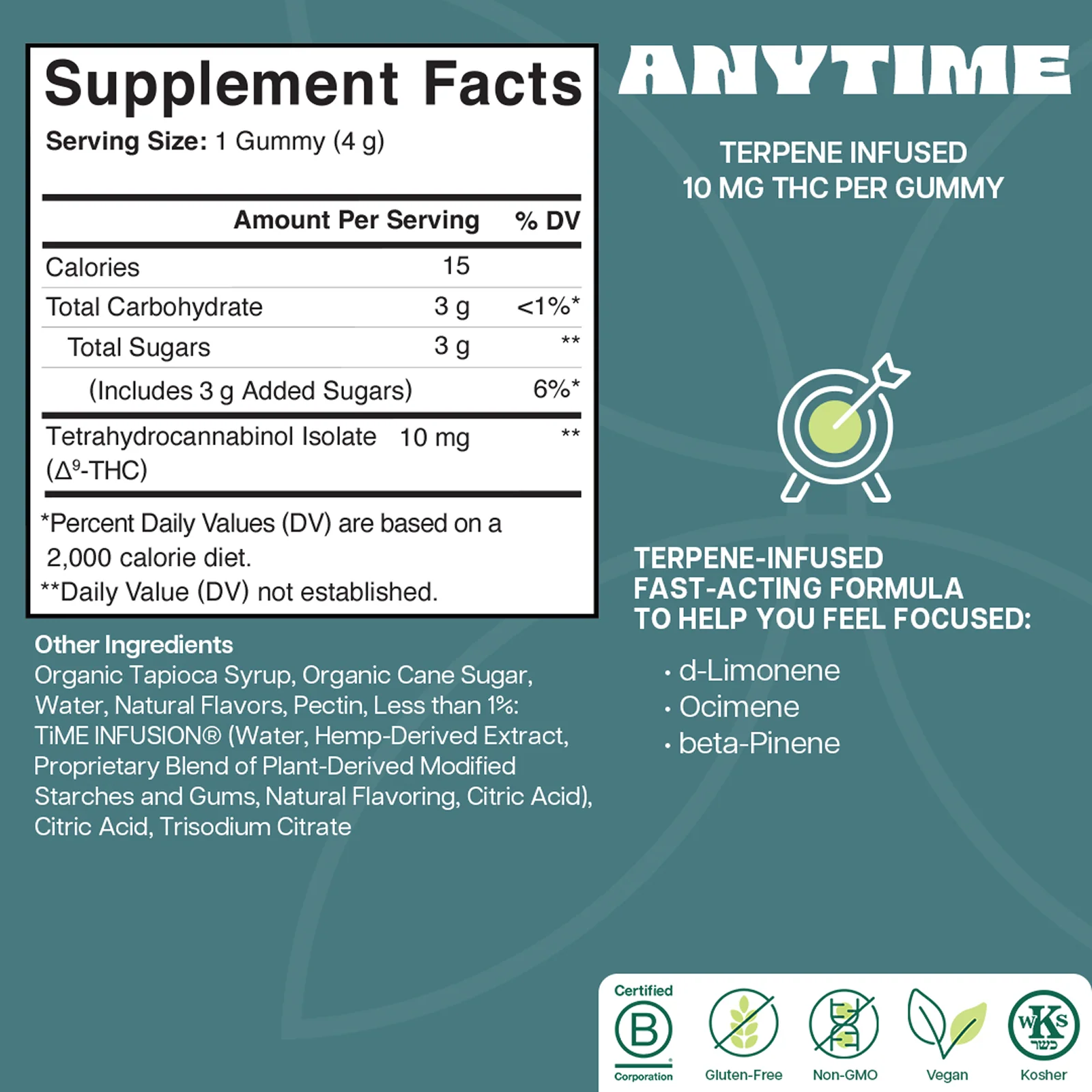 Anytime 10mg THC Gummies - Image 7